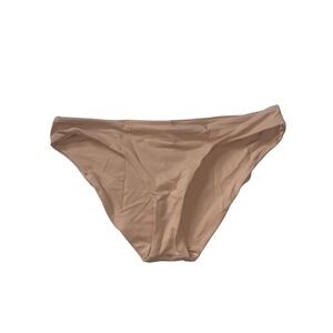 L SPACE Sandy Full Bikini Bottom Tan NWT Size Small